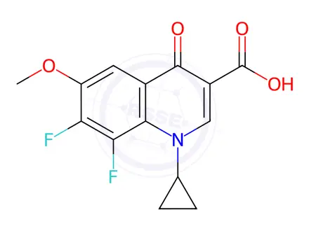 Chemical structure of Moxifloxacin Impurity 11