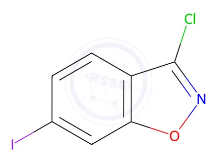 Chemical structure of 3-Chloro-6-iodobenzo[d]isoxazole
