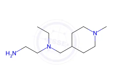 Chemical structure of N1-Ethyl-N1-((1-methylpiperidin-4-yl)methyl)ethane-1,2-diamine