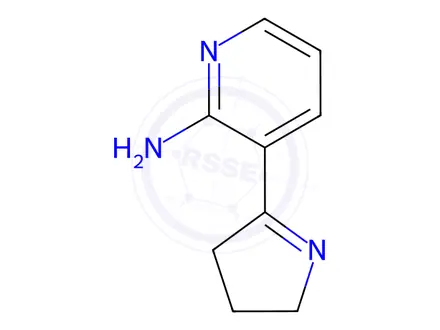 Chemical structure of 3-(3,4-Dihydro-2H-pyrrol-5-yl)pyridin-2-amine