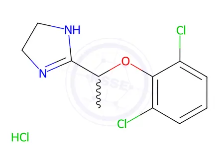 Chemical structure of Lofexidine Hydrochloride