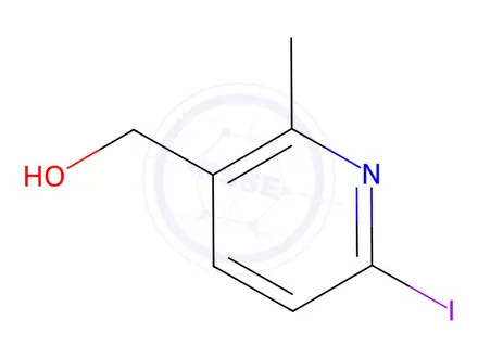 Chemical structure of (6-Iodo-2-methylpyridin-3-yl)methanol