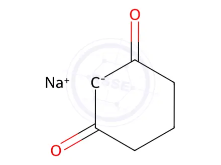 Chemical structure of cyclohexane-1,3-dione, monosodium salt