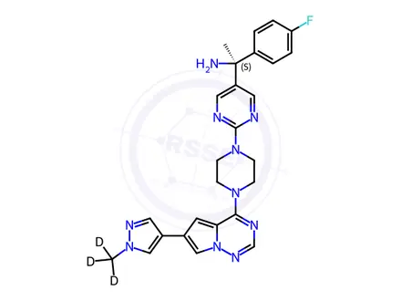 Chemical structure of Avapritinib-d3