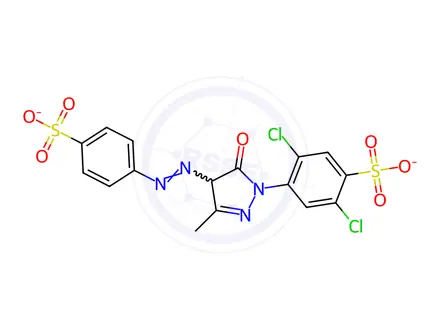 Chemical structure of Acid Yellow 17