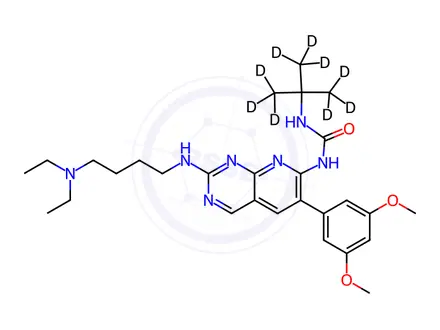 Chemical structure of PD-173074-d9