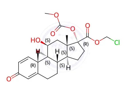 Chemical structure of Loteprednol Impurity 18