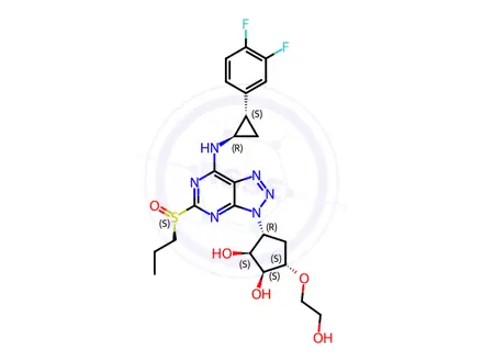 Chemical structure of Ticagrelor Impurity 417