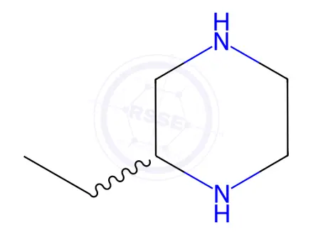 Chemical structure of (2R)-2-Ethylpiperazine bis(2,2,2-trifluoroacetic acid)