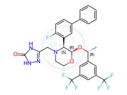 Chemical structure of Aprepitant Impurity 129