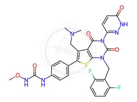 Chemical structure of Relugolix Impurity 6