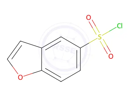 Chemical structure of Benzofuran-5-sulfonyl chloride