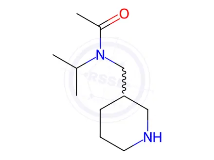 Chemical structure of N-isopropyl-N-(piperidin-3-ylmethyl)acetamide