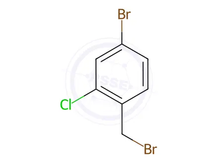 Chemical structure of 4-Bromo-1-bromomethyl-2-chlorobenzene