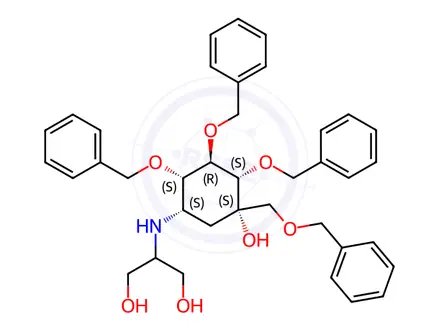 Chemical structure of Voglibose Impurity 5