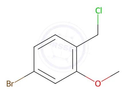 Chemical structure of 4-Bromo-1-(chloromethyl)-2-methoxybenzene