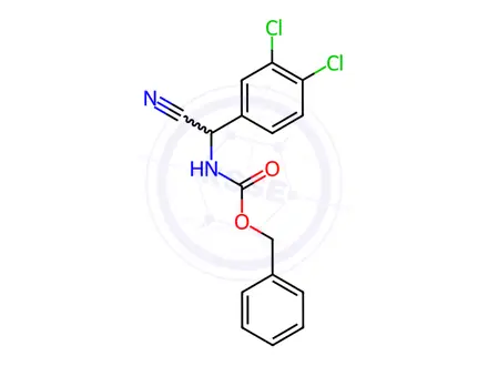Chemical structure of Benzyl N-[Cyano(3,4-dichlorophenyl)methyl]carbamate