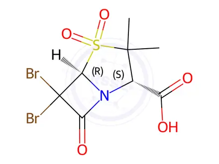 Chemical structure of Sulbactam impurity E