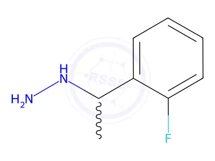 Chemical structure of (1-(2-Fluorophenyl)ethyl)hydrazine
