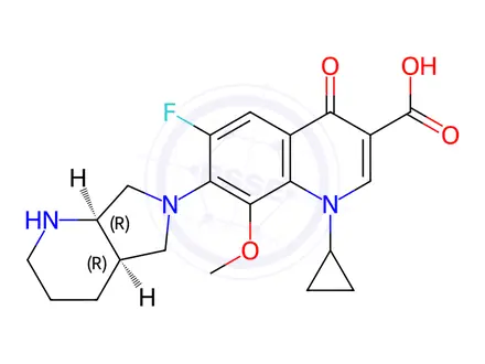 Chemical structure of Moxifloxacin Related Compound G
