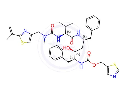 Chemical structure of Dehydroritonavir (M-9)