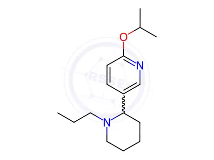 Chemical structure of 2-Isopropoxy-5-(1-propylpiperidin-2-yl)pyridine