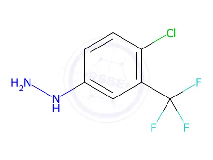 Chemical structure of [4-chloro-3-(trifluoromethyl)phenyl]hydrazine