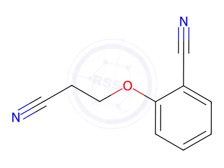 Chemical structure of 2-(2-Cyanoethoxy)benzonitrile