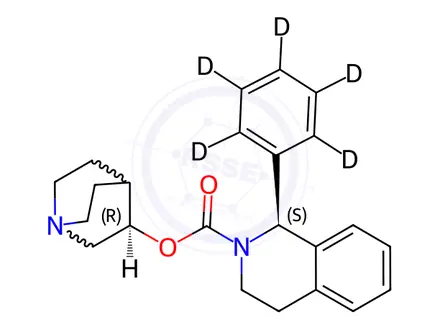 Chemical structure of Solifenacin-d5