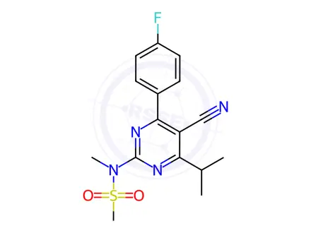 Chemical structure of Rosuvastatin Impurity 211
