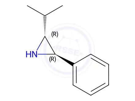 Chemical structure of Aziridine, 2-(1-methylethyl)-3-phenyl-, (2R,3R)-(9CI)