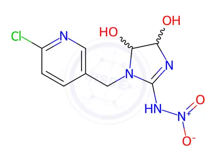 Chemical structure of Imidacloprid Impurity 21
