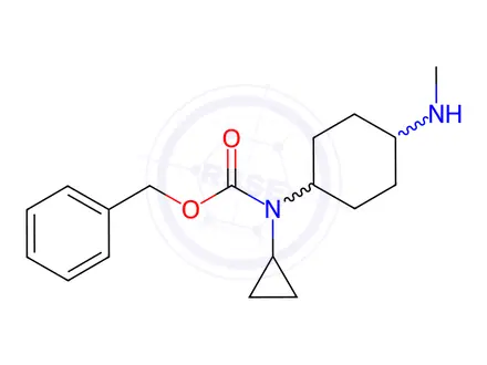 Chemical structure of Cyclopropyl-piperidin-2-ylmethyl-carbamic acid benzyl ester