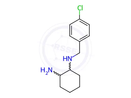 Chemical structure of N-(4-Chloro-benzyl)-cyclohexane-1,2-diamine hydrochloride