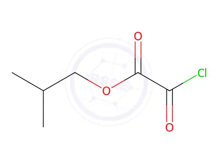 Chemical structure of Acetic acid, 2-chloro-2-oxo-, 2-methylpropyl ester