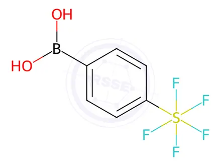 Chemical structure of [4-(Pentafluoro-6-sulfanyl)phenyl]boronic acid
