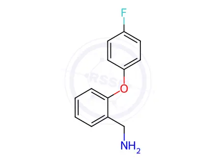 Chemical structure of [2-(4-fluorophenoxy)phenyl]methanamine