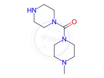 Chemical structure of (4-Methylpiperazin-1-yl)(piperazin-1-yl)methanone