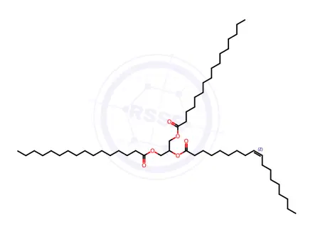 Chemical structure of 1,3-Dipalmitoyl-2-oleoyl Glycerol