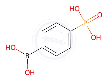 Chemical structure of (4-Boronophenyl)phosphonic acid