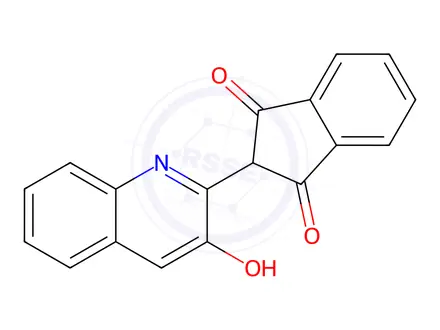 Chemical structure of Solvent yellow 114 Solution in DMF