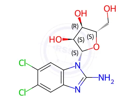 Chemical structure of Maribavir Impurity 38