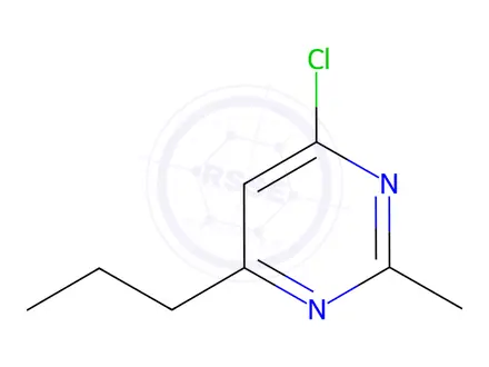 Chemical structure of 4-chloro-2-methyl-6-propylpyrimidine