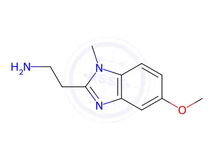Chemical structure of 2-(2-Aminoethyl)-5-methoxy-1-methyl-1H-benzimidazole