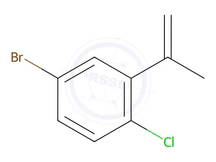 Chemical structure of 4-Bromo-1-chloro-2-(prop-1-en-2-yl)benzene