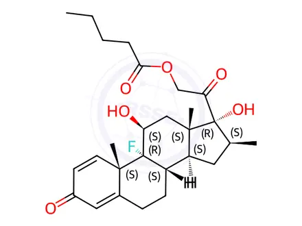 Chemical structure of βmethasone 21-Valerate