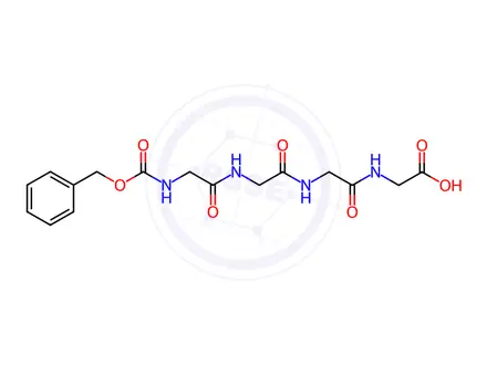 Chemical structure of Z-Gly-Gly-Gly-Gly-OH