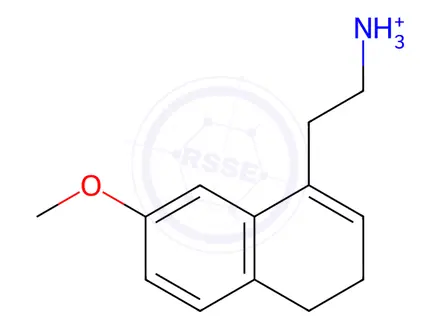 Chemical structure of Agomelatine Impurity I
