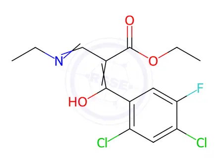 Chemical structure of Ciprofloxacin Hydrochloride Impurity 37