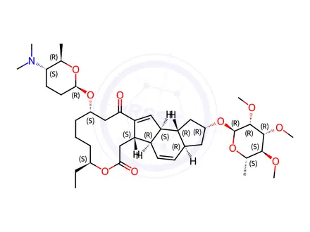 Chemical structure of Spinosad Impurity 27 (Spinosyn F)